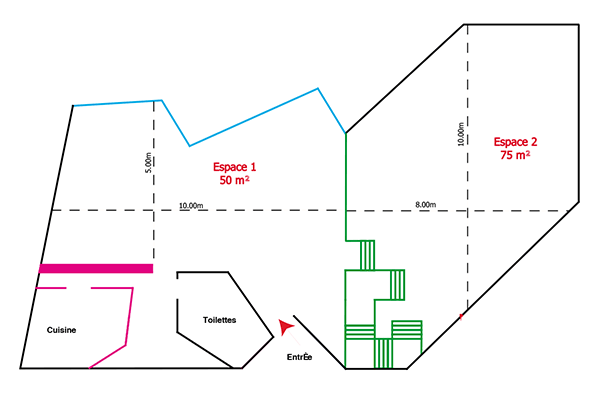 Mezzanine Duplex 1er étage